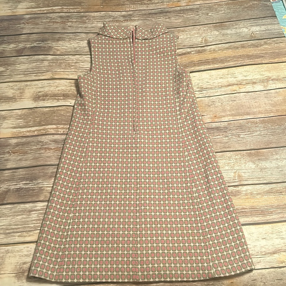 Lilly Pulitzer Pink and Green Geometric Shift Dress